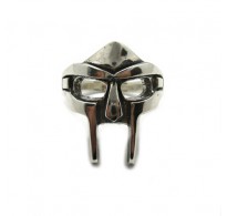 R001939 Genuine sterling silver biker ring hallmarked solid 925 Mask 